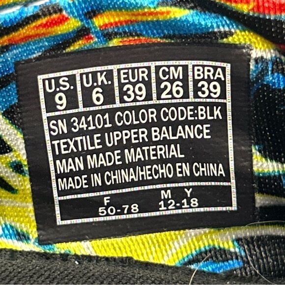 Skechers Bobs Espadrille Wedges Women 9 High Jinx Black Tan Memory Foam 34101 - Picture 9 of 9